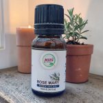 Pure Rosemary (Rosemarinus officinalis) essential oil Experience the heritage of ancient remedies with our 100% pure Rosemary (Rosemarinus officinalis) essential oil, grown, handpicked, and steam-distilled in our herb gardens at the base of Mt. Kenya. Extracted from the flowering tops and leaves, this oil is celebrated for its wide range of benefits and is listed in the British Herbal Pharmacopoeia.  Benefits In hair care: It stimulates the scalp, promotes hair growth, and supports the treatment of baldness and dandruff. For skincare, it helps manage acne, eczema, scabies, excessive sweating, and dermatitis. Known for its antiseptic, antifungal, antioxidant, and parasiticidal properties. Combats mental fatigue, nervous exhaustion, and headaches Boosts circulation and adrenal system function. Safe use Dilute to a maximum of 6% in a carrier oil like sunflower or moringa or add 1% to your shampoo or hair oil. Avoid use during pregnancy or if you have epilepsy or high blood pressure. Keep away from infants and children. Store in a cool, dry place in the original container Use within 36 months.
